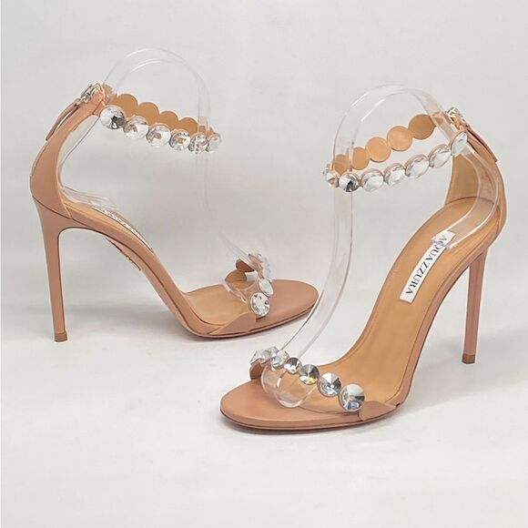 Aquazzura Maxi-Tequila Sandals 105mm size 37.5 - Picture 9 of 16